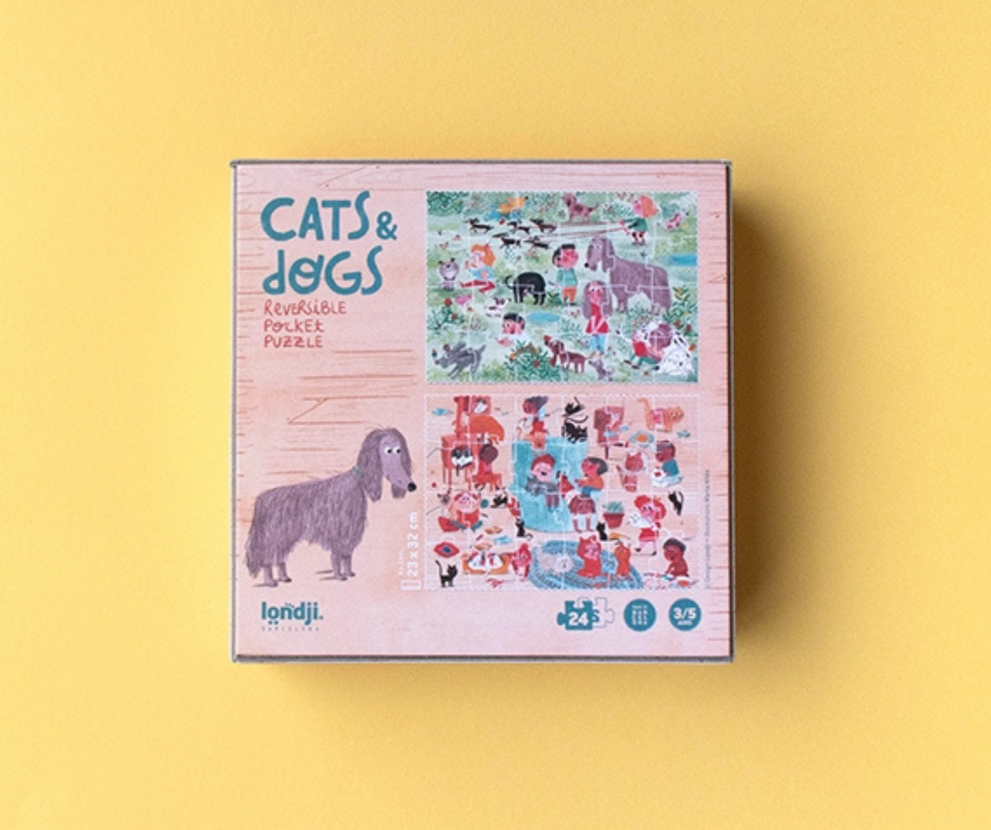 Cicák és kutyák - Cats and dogs puzzle